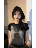 T00955-P35纯棉辣妹修身显瘦短袖上衣，男装T恤，星座617A-2