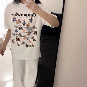 T0239-P25 抖音 春装新款纯棉短袖T恤潮图片