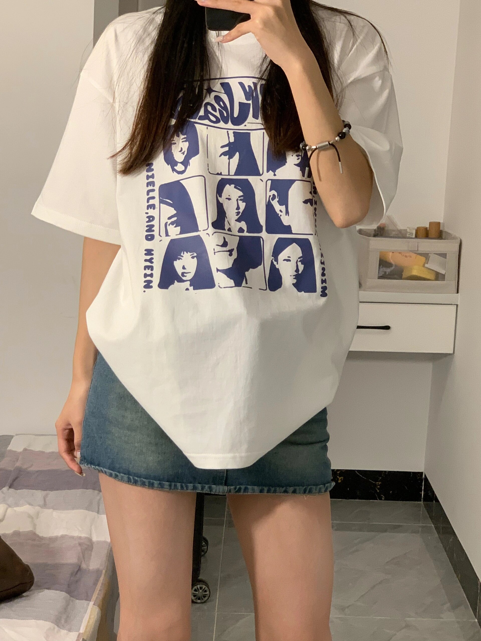 T0943-P25大码女装加厚2025年新款宽松短袖t恤女上衣,女装大码女装,星座617A-2