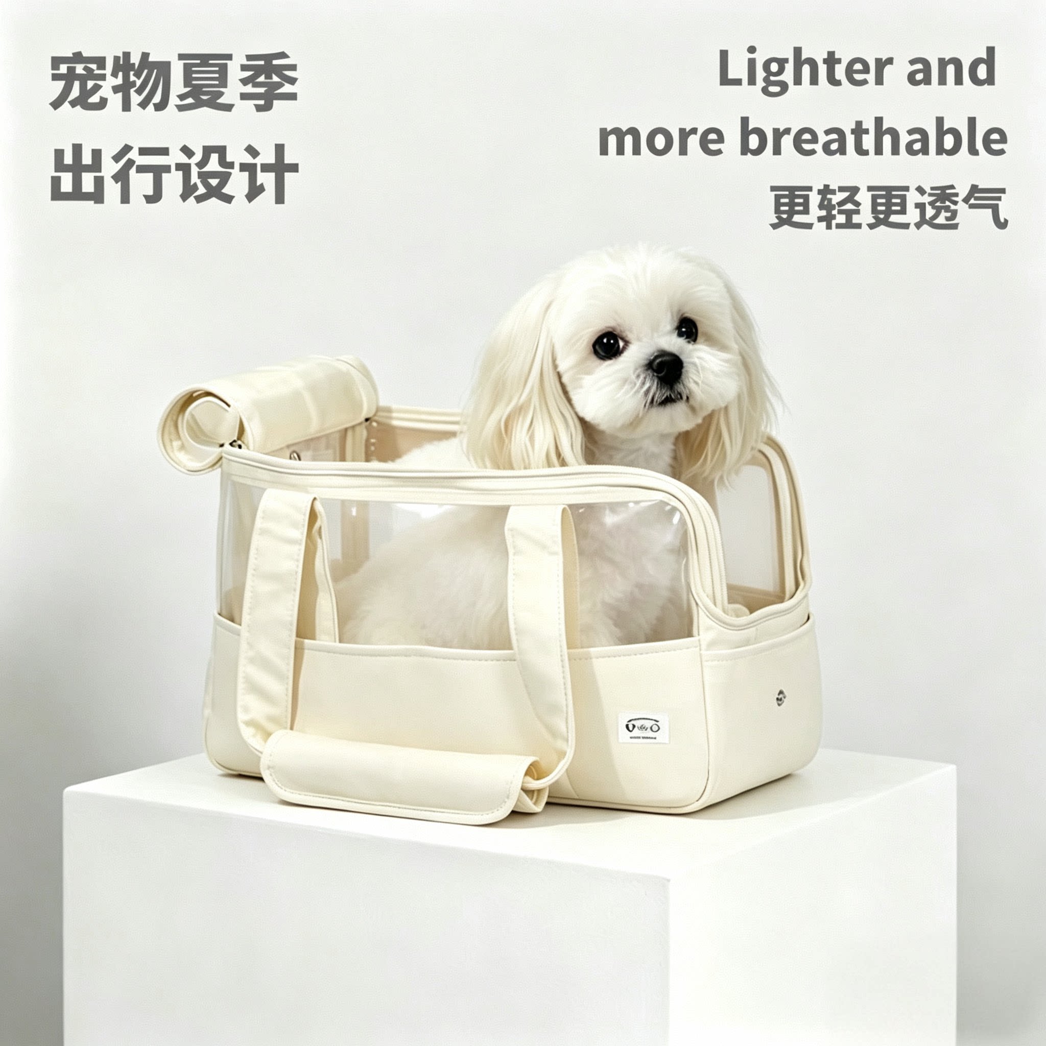 夏季宠物外出便携小型犬高颜值zeze露头透气猫包狗袋轻便款手提包