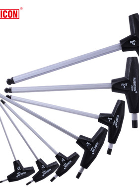 日本罗宾汉球头平头T型内六角扳手公制两用双头六角匙RHT-2.5-6mm