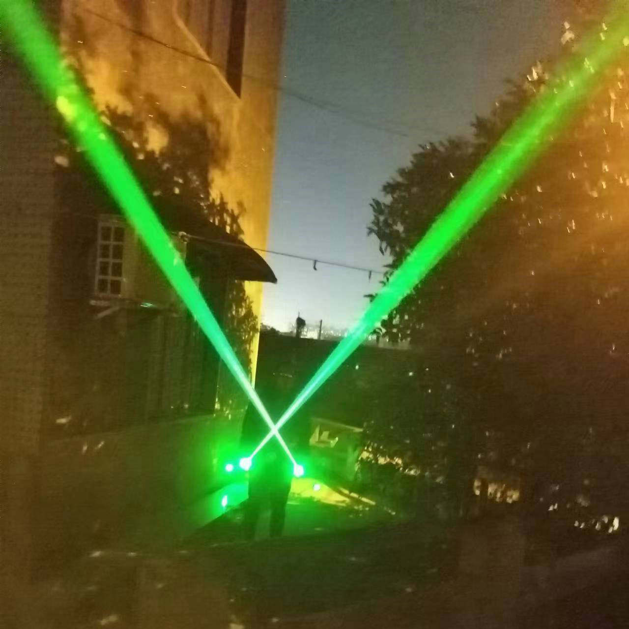 手持双头激光舞激光剑洒吧发光棒激光手电双头激光器绿色激光剑