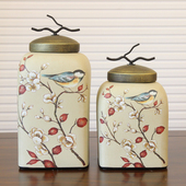 美式 创意工艺品 饰品摆件欧式 复古陶瓷储物罐中式 客厅玄关家居软装