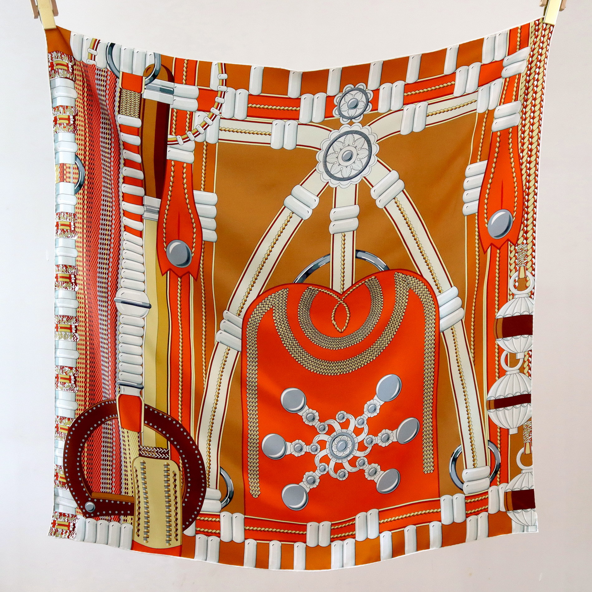 银花集2025新款90真丝斜纹14姆米大方巾丝巾桑蚕丝保暖披肩围巾