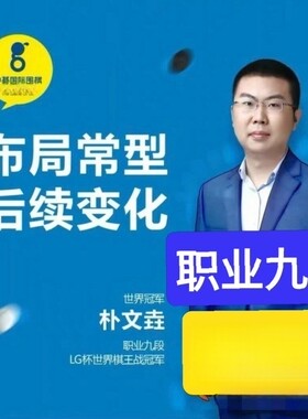 围棋视频课程职业九段朴文垚讲解布局常型后续变化解析 共41讲
