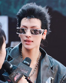 小框新款 超酷个性 欧美风嘻哈墨镜复古潮长方形日落色透明太阳眼镜