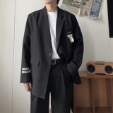 西装外套男高级感痞帅廓形垫肩休闲oversize小西服XF138-P95，男装西服套装，电商A152
