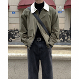 直播款M-5XL男生撞色宽松夹克男短款大码外套潮流F356-P108，男装夹克，电商A152