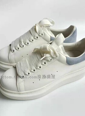2021春夏季捡漏36码休闲鞋小白鞋白色头层牛皮圆头轻便4CM增高鞋