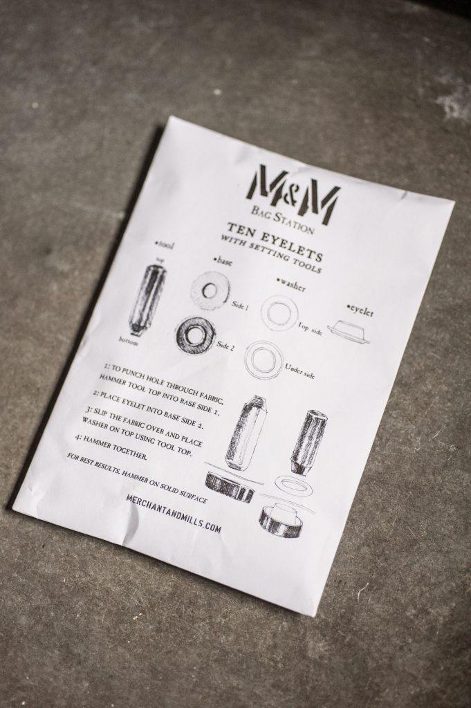 英国 Merchant & Mills 铜质空心扣 鸡眼铆钉套装 含工具