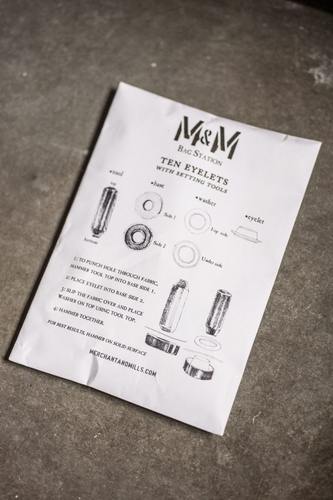 英国 Merchant & Mills 铜质空心扣 鸡眼铆钉套装 含工具