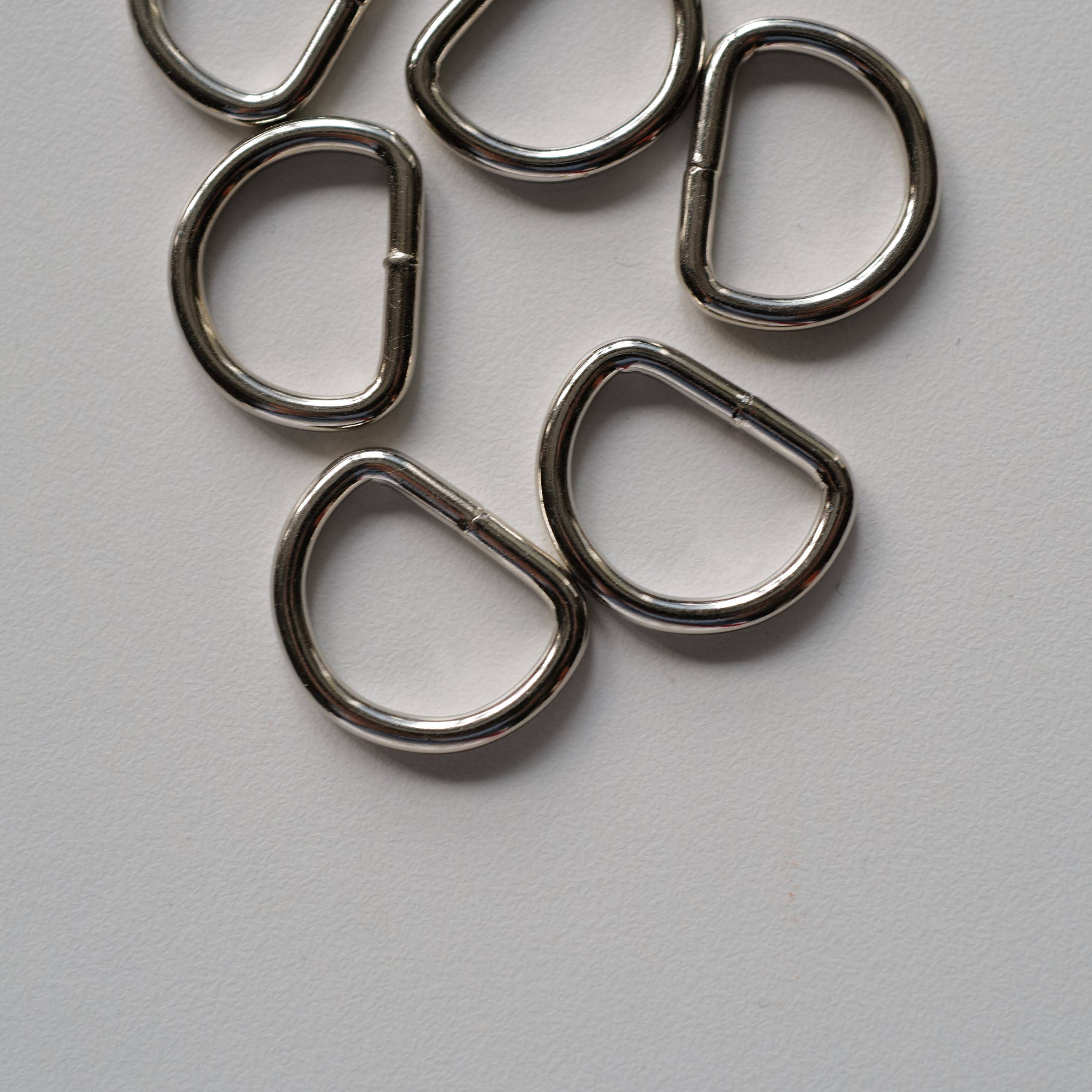 镍质27mmD型环腰带包袋环