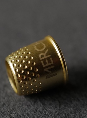 英国Merchant and mills两头穿裁缝顶针 金铜色