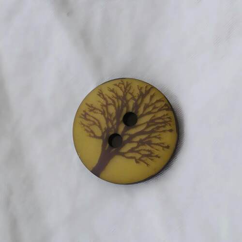 英国TextileGarden蜂黄细枝纽扣