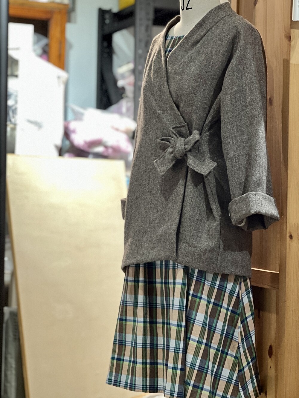 和服式夹克外套纸样ASSEMBLY