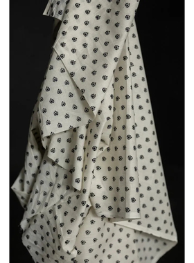 20cm价110cm宽英国Merchant and mills黑色无花果印度棉布