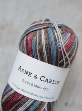 大峡谷色挪威Arne & Carlos Socks & More Collection 4ply袜子线