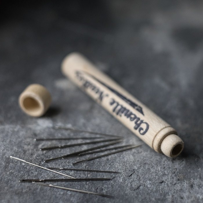 英国Merchant and mills雪尼尔面料等粗线缝合缝纫针一罐10枚针