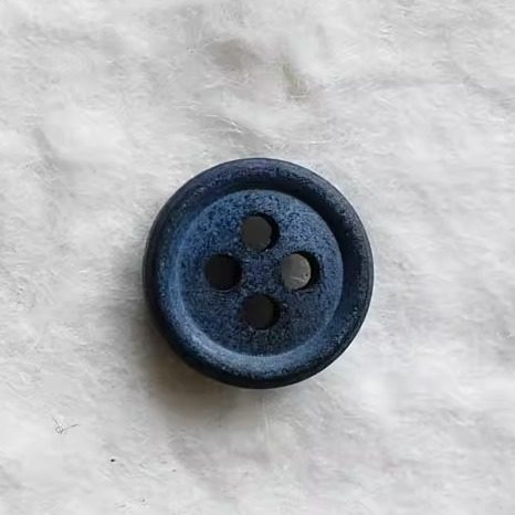 11mm一颗价英国Merchant and mills棉主成分中度水鸭蓝色纽扣