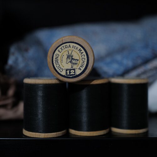 新款1轴价格19世纪40年代欧洲棉缝纫线带木质线轴 玩赏价值大于实