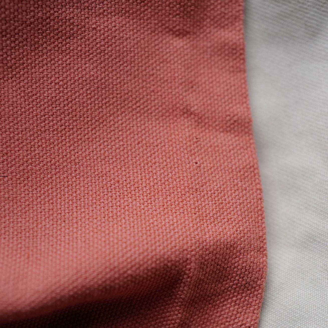 夏潮珊瑚粉柔软棉帆布