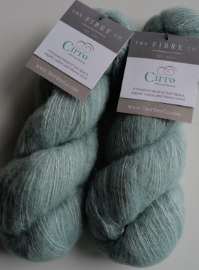 Uranus色价50克225米1绞英国The Fibre Co Cirro羊驼有机棉羊毛线