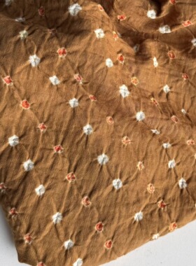 140cm长100cm宽英国Merchant and mills咖喱班达尼柔滑棉布