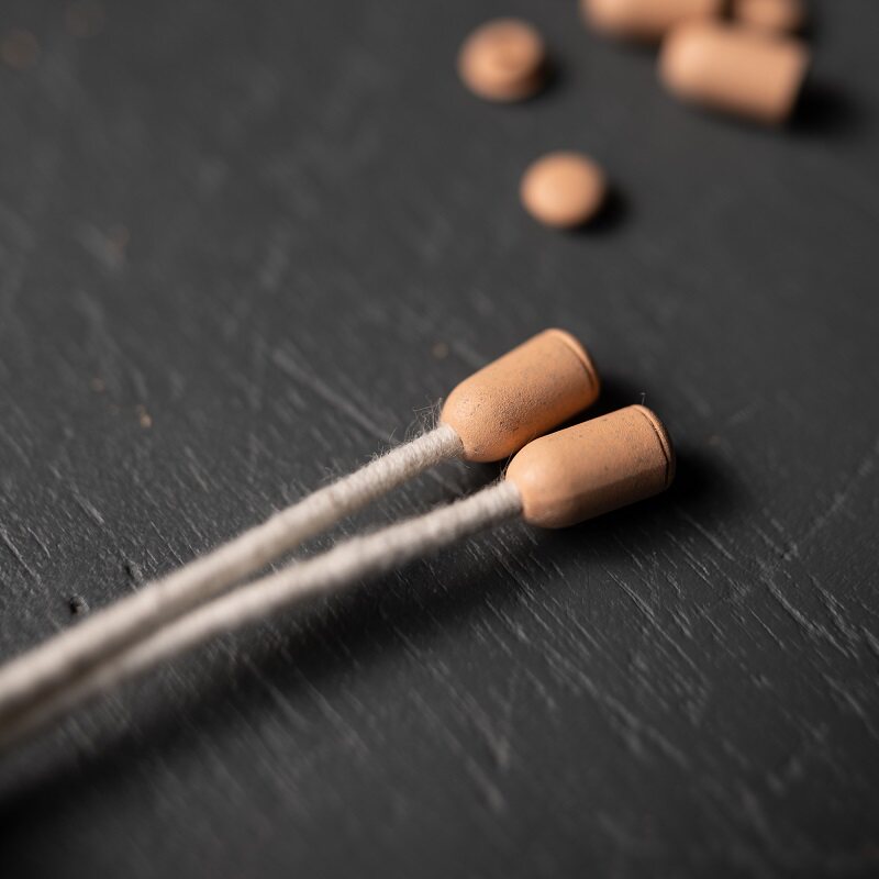 粉橘色抽绳堵头吊钟12mm