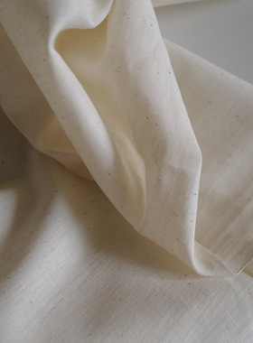 20cm长114cm宽英国Merchant and mills未染色平纹棉手织棉布