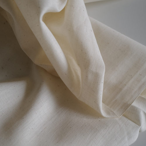 114cm宽未染色平纹棉手织棉布