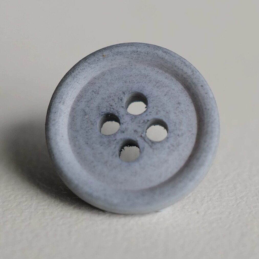 棉主成分极地灰B色纽扣
