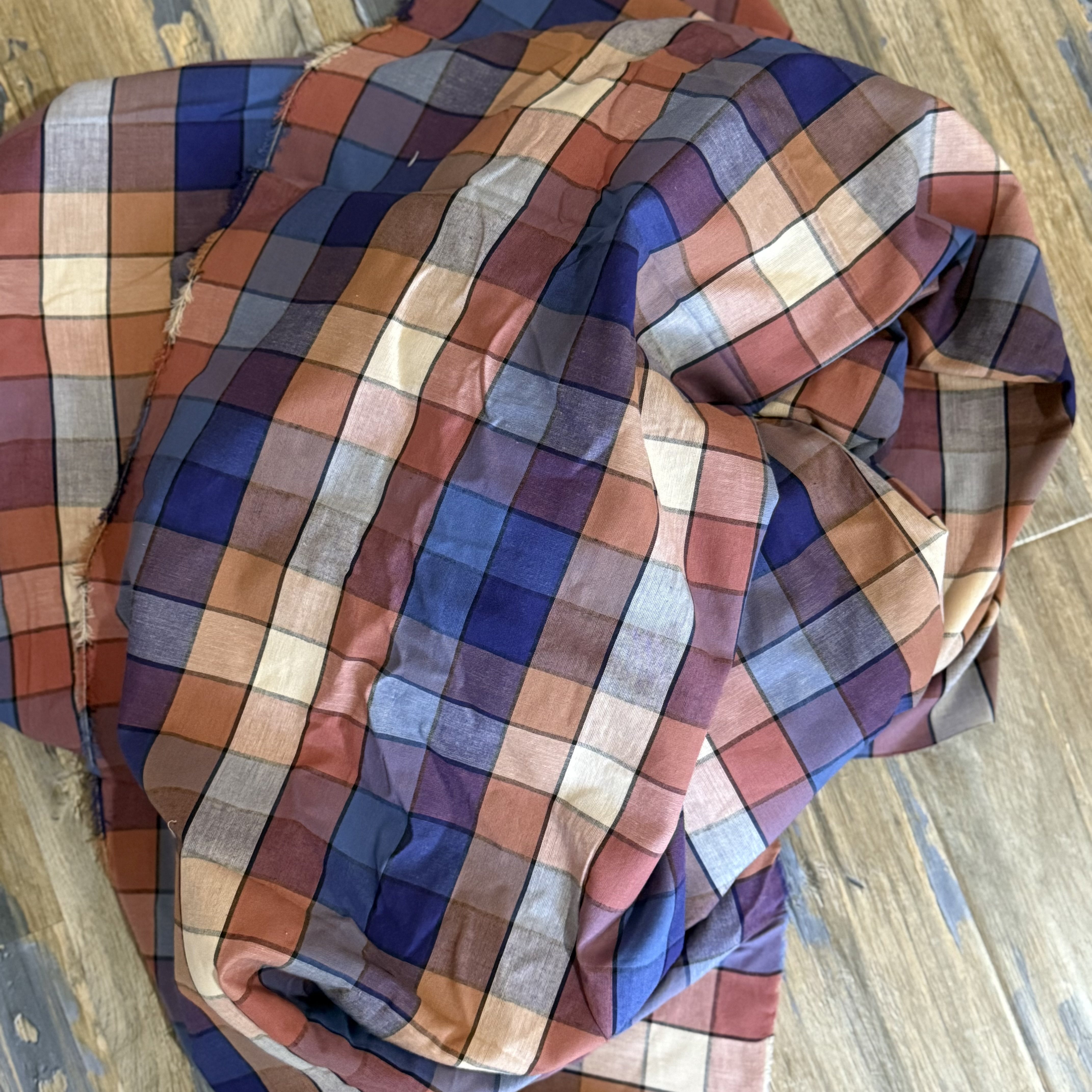 马格里特魔方感格纹棉布