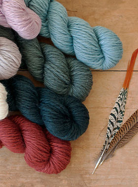 美国 Quince & co. Ibis 马海毛羊毛混纺超粗线 停产绝版