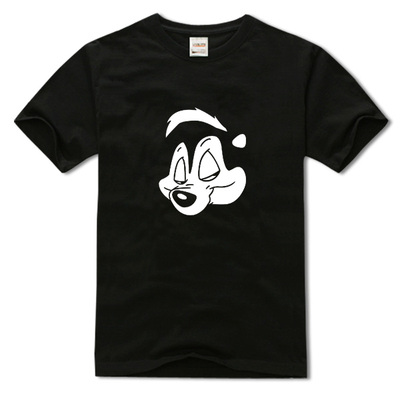 枪花休闲文化衫青少年圆领短袖t