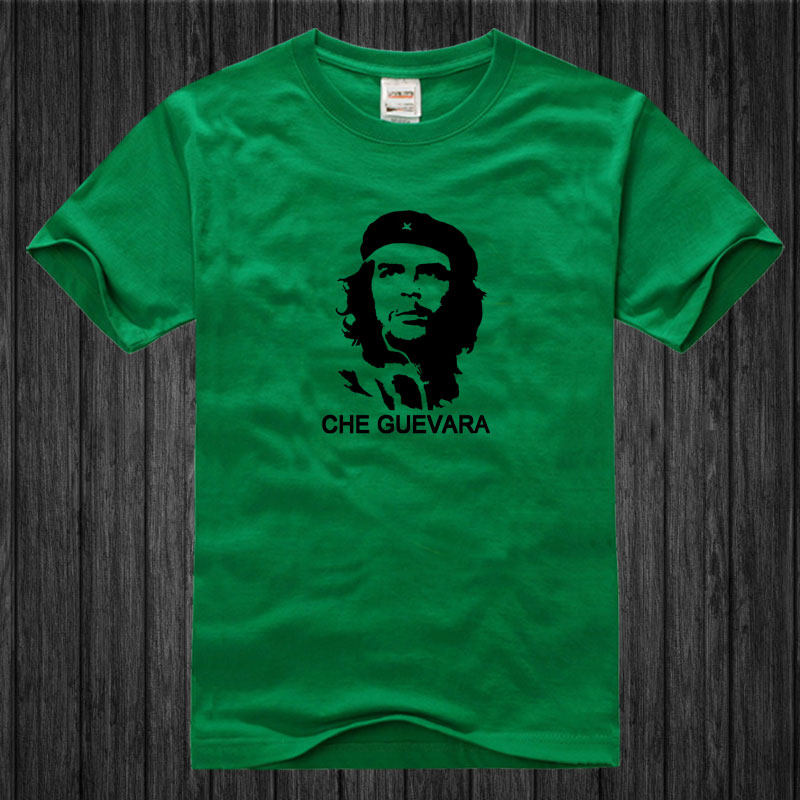 切格瓦拉绿色文化衫人物图t恤