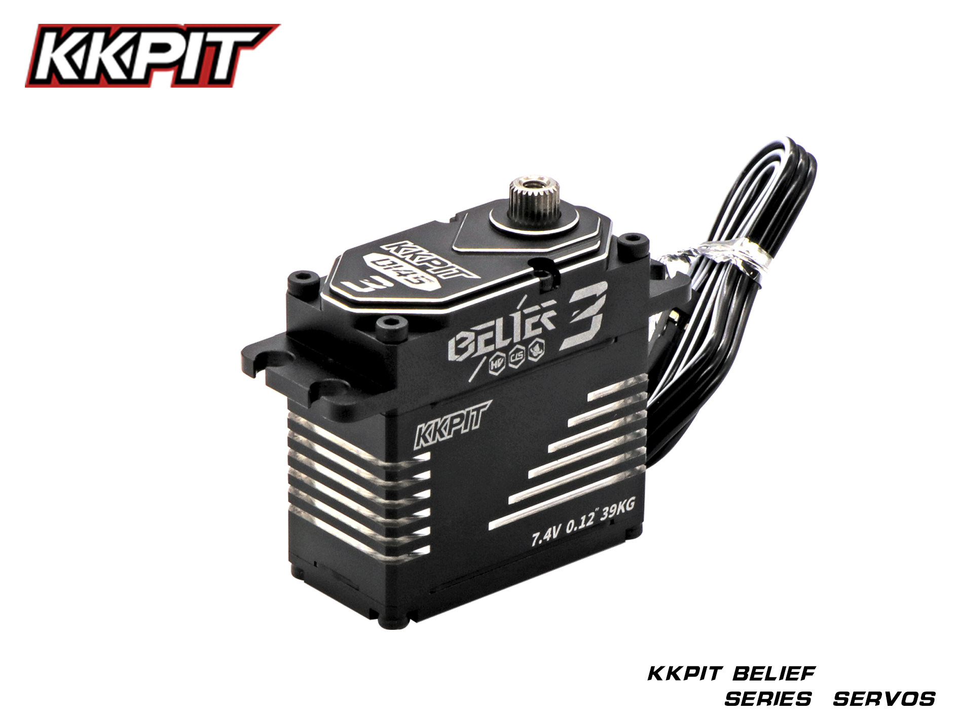 KKPIT-BELIEF FAITH 시리즈-NO. 3 서보 0145-RC 알루미늄 합금 고토크 톱니 방수 서보
