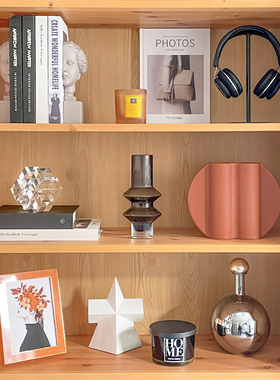 简约现代书柜家居软装饰品摆件