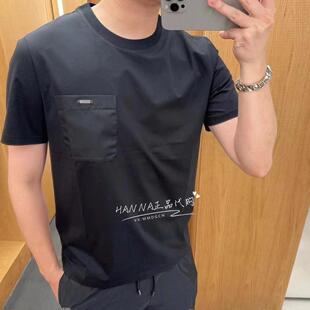 男款 CHESTER CHARLES 2026新款 T恤 休闲百搭口袋短袖