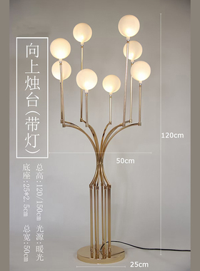 铁艺婚庆道具 向上烛台 欣欣向荣摆件 婚礼迎宾区路引 圆球路引