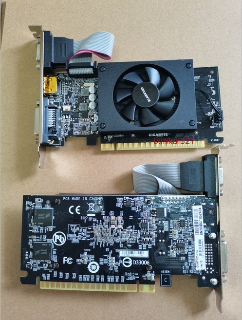 Gigabyte技嘉GT710D3-2GL GT710 真2G PCIE HDMI电脑高清独立显卡 电脑硬件/显示器/电脑周边 显卡 原图主图