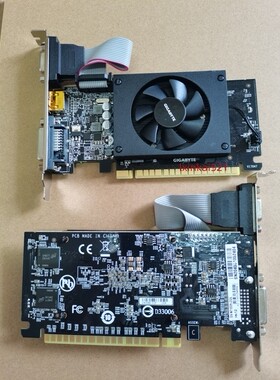Gigabyte技嘉GT710D3-2GL GT710 真2G PCIE HDMI电脑高清独立显卡
