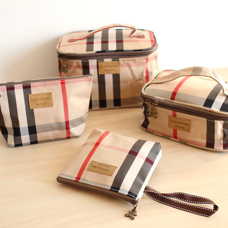 经典图案防水牛津布合集化妆包收纳小包零钱包实用小物收纳包