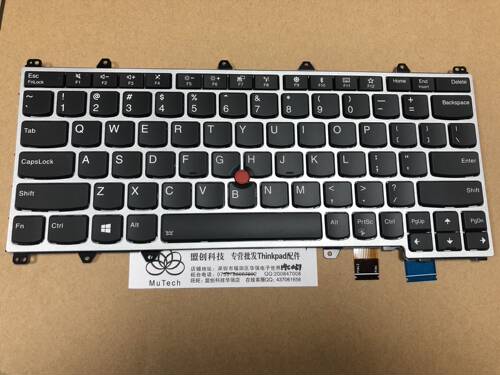 Thinkpad Yoga260 370 X380  S1 2nd  银色带背光键盘01EN427