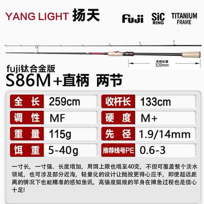 86M长2.59米直柄综合竿