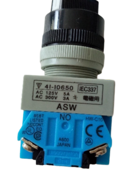 正品ASW220E 20X2 二档位 短柄 旋转选择自锁按钮开关idec