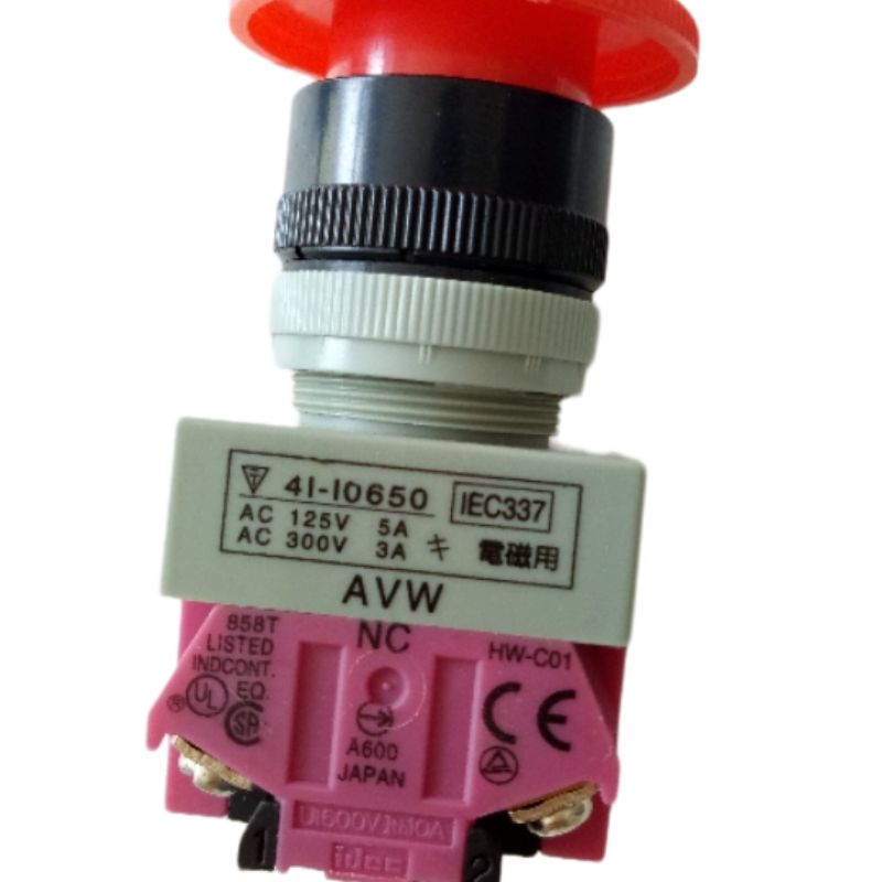 正品AVW401R AVW411R 急停按钮IDEC