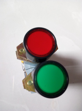 上海APT正品银点自锁 启动按钮LA39-11BN 绿红黄色按钮开关22mm