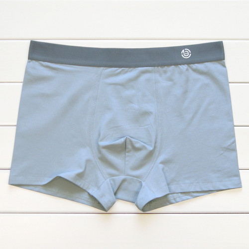 【4条起包邮】纯棉纯色 柔软舒适透气 平角 中腰 男士内裤  2033