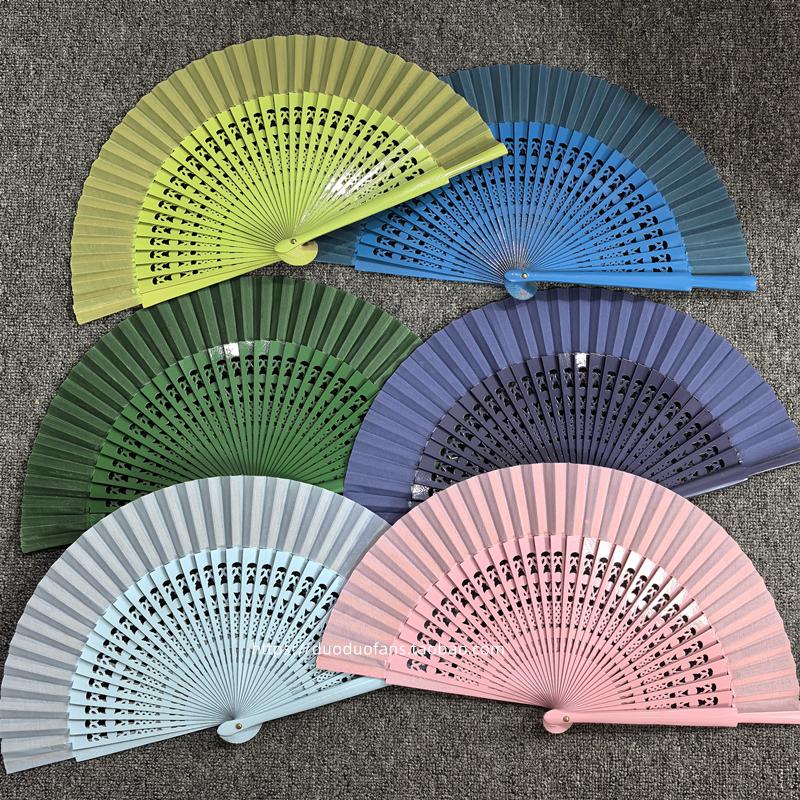 Anita木扇西班牙扇子折扇