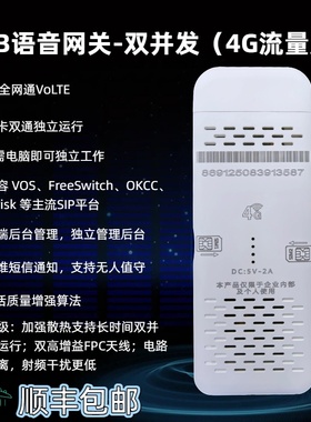 电话系统 SIP语音网关 4G电话网关 全网通 USB网关录音网关软交换